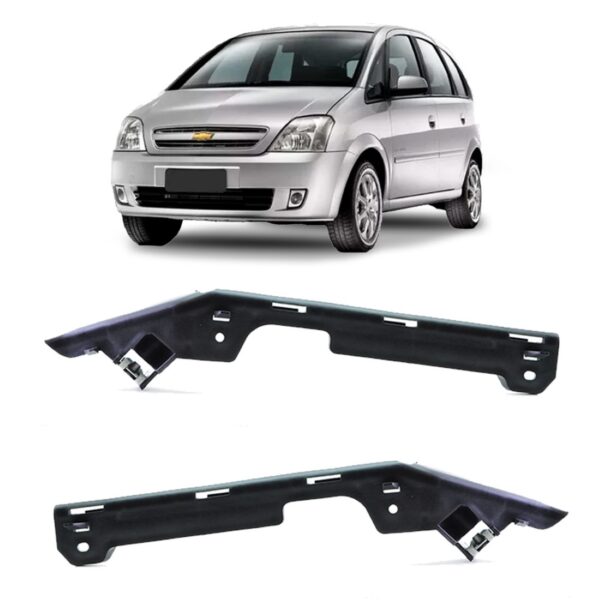 Par Suporte Guia Parachoque Dianteiro Meriva 2003 04 A 2012.