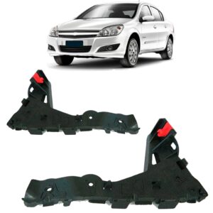 Par Suporte Guia Parachoque Dianteiro Vectra 2006 A 2012.