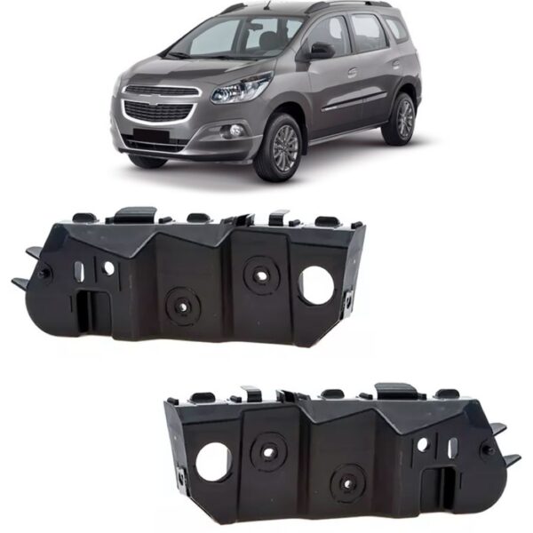 Par Suporte Guia Parachoque Dianteiro Spin 2013 A 2017