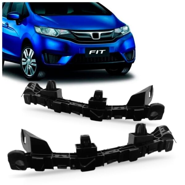 Par Guia Suporte Parachoque Dianteiro Fit 2015 2016 2017
