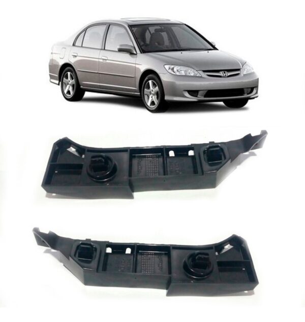 Par Guia Parachoque Dianteiro Honda Civic 2003 2004 2005