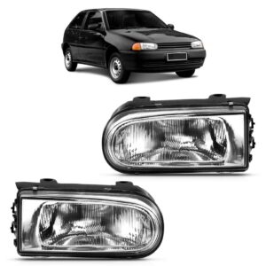 Par Farol Gol Bola 1995 A 1999 Cromado - Direito