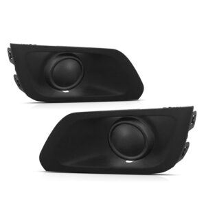 Par Moldura Parachoque Milha Onix 2017 2018 2019 Sem Furo Preto Ambos Lados