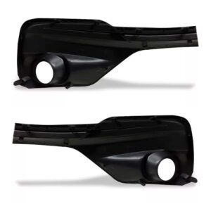 Par Moldura Farol Milha Etios Hatch/sedan 2018 A 2019 C/furo Preto Ambos Lados