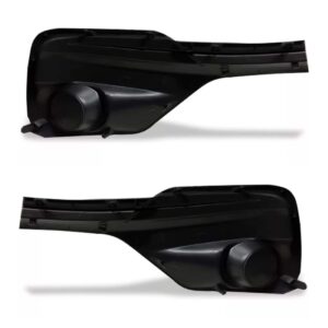 Par Moldura Milha Etios 2018 A 2019 S/ Furo Preto Ambos Lados