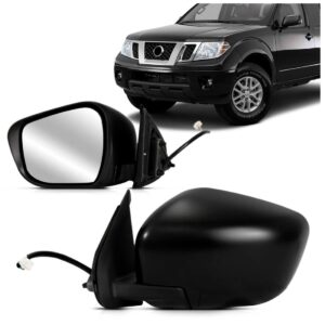 Par Retrovisor Frontier 17 18 19 Eletrico Preto S/sinaleira