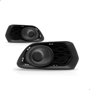 Par Moldura Milha Sandero 2015 2016 2017 Preto S/ Furo Preto Ambos Os Lados