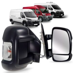 Par Retrovisor Ducato Jumper Boxer 18 19 20 Braço Curto Fixo