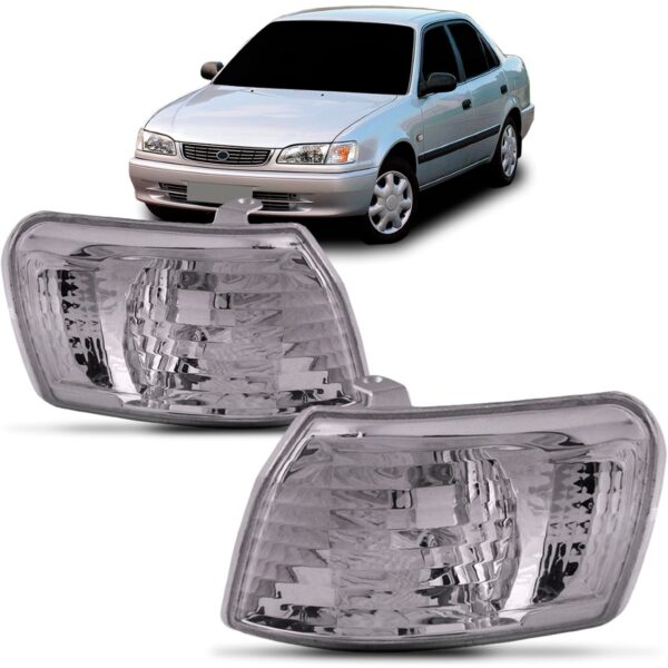 Par Sinaleira Corolla 99 2000 2001 2002 Seta Lanterna Marca  Cristal