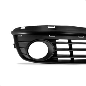 Par Moldura Grade Jetta 2007 2008 2009 2010 Com Furo Milha Preto Ambos Os Lados