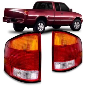 Par Sinaleira Traseira S10 1995 1996 97 1998 1999 2000 Âmbar