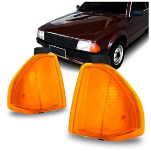 Par De Pisca Seta Dianteira Do Escort 82 83 84 85 86 Âmbar