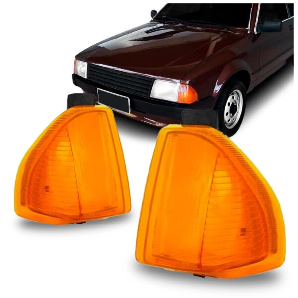 Par De Pisca Seta Dianteira Do Escort 82 83 84 85 86 Âmbar