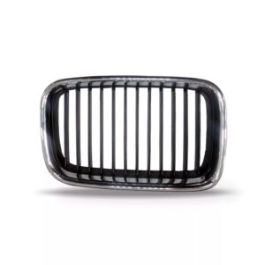 Par Grade Para Bmw 325 318 323 328 Ano 1992 A 1996 Preto/cromado Par
