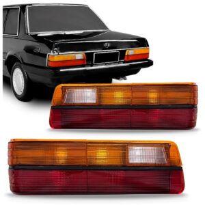 Par Sinaleira Traseira Del Rey 85 86 87 88 88 89 1990 Âmbar Tricolor