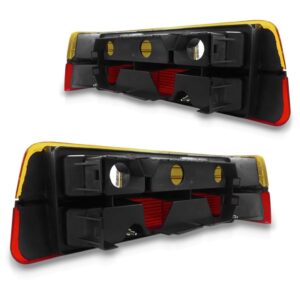 Par Sinaleira Traseira Del Rey 85 86 87 88 88 89 1990 Âmbar Tricolor