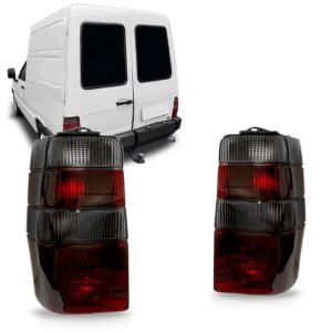 Par Sinaleira Traseira Fiorino 1986 A 1997 Fumê Modelo Carto Fumê