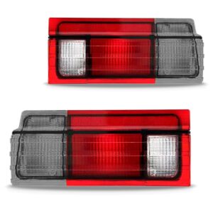 Par Sinaleira Traseira Voyage 1985 A 1990 Fume Friso Preto