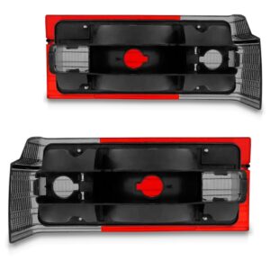 Par Sinaleira Traseira Voyage 1985 A 1990 Fume Friso Preto