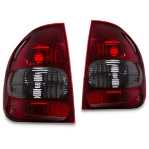 Par Lanterna Traseira Corsa Sedan Classic 2000 A 2010 Fumê Esquerdo