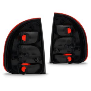 Par Lanterna Traseira Corsa Sedan Classic 2000 A 2010 Fumê Esquerdo