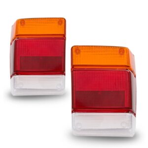 Par Lente Lanterna Traseira Chevy Marajo 83 A 1994 Tricolor