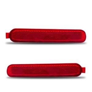 Par Refletivo Parachoque Fiorino 2015 2016 2017 2018 Vermelho