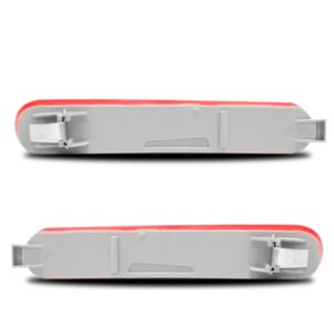 Par Refletivo Parachoque Fiorino 2015 2016 2017 2018 Vermelho