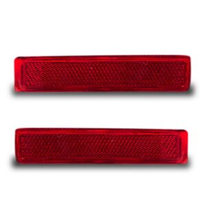 Par Sinaleira Traseira Retrorefletor Strada 04 Vermelh  Vermelho