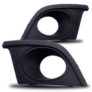 Par Moldura Milha Crossfox Spacecross 11 12 13 Preto C/furo Preto Ambos Os Lados