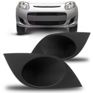 Jogo Moldura Milha Palio Attractive 2012/2014 Cinza S/furo Ambos Os Lados