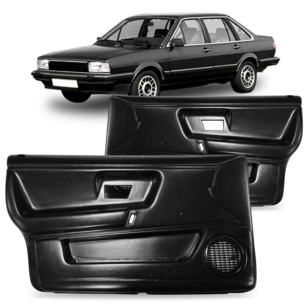 Par Forro Porta Dianteiro Santana 1985/91 4pts Preto Oferta