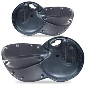 Par Forro Porta Dianteiro Ford Ka 1997 A 2007 Com Tela Cinza Cinza