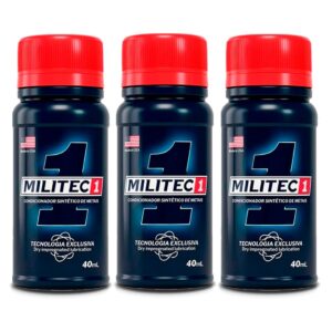 Kit 3 Militec Redutor De Atrito Lubrificação Permanente