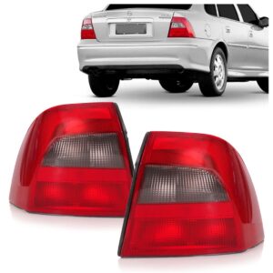 Par Lanterna Traseira Vectra 2000 A 2005 Fume Lente Frisada
