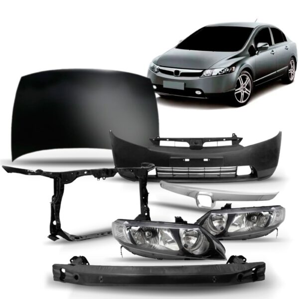 Kit Colisão Honda New Civic 2006 2007 2008 Frente