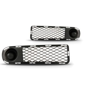 Par Grade Moldura Milha Gol G3 Fase 1 S/furo C/milha 99 A 02 Preto