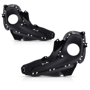 Par Moldura Milha Onix Plus 2020 2021 2022 Com Furo Preto