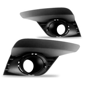 Par Moldura Do Farol De Milha Sandero Com Furo 2020 21 2022 Preto Ambos Os Lados