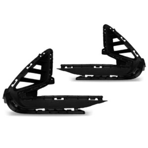 Par Moldura Milha Hb20 Hatch/sedan 2021 2022 Sem Furo Preto