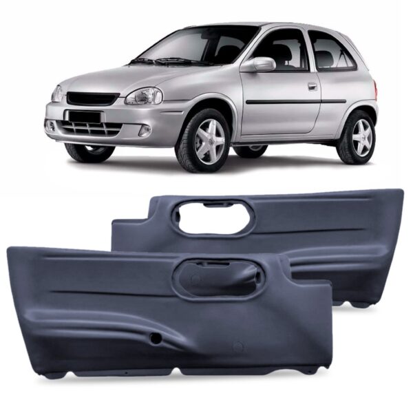 Par Forro Porta Corsa Wind Pickup 1994 A 2002 Cinza