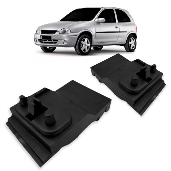 Par Suporte Guia Parachoque Dianteiro Corsa 1994 A 2002