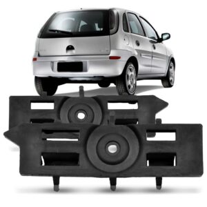 Par Suporte Guia Parachoque Traseiro Corsa Hatch 2005 A 2011