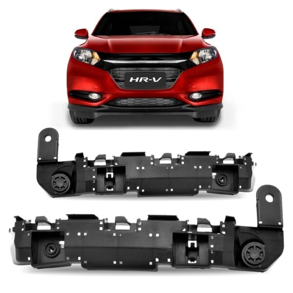 Par Suporte Guia Parachoque Dianteiro Hrv 2015 2016 17 2018