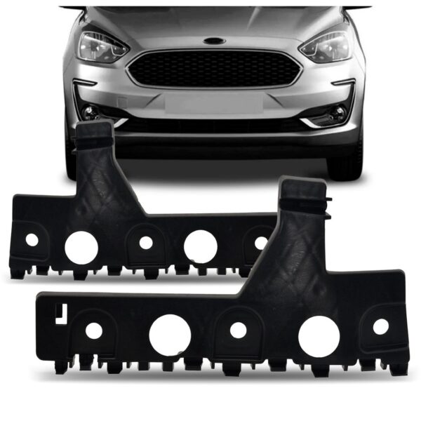 Par Suporte Guia Parachoque Dianteiro Ka 2020 2021 2022