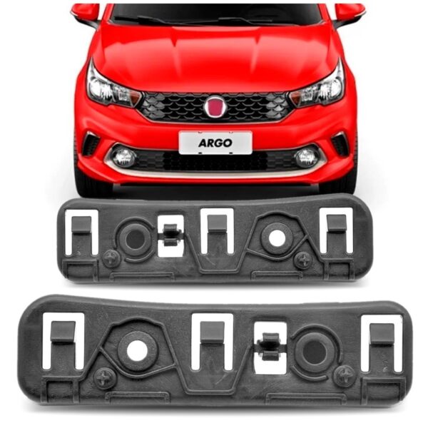 Par Suporte Guia Parachoque Dianteiro Argo 2017 A 2022