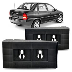 Par Suporte Guia Parachoque Traseiro Corsa Sedan 1994 A 2002