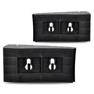 Par Suporte Guia Parachoque Traseiro Corsa Sedan 1994 A 2002