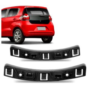 Par Suporte Guia Parachoque Traseiro Mobi 2016 A 2022