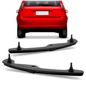 Par Suporte Guia Parachoque Traseiro Fiesta Hatch 2003/2015